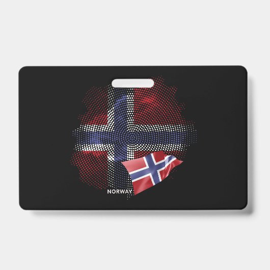 Badge Drapeau de la Norvège (Avant)
