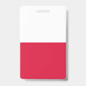 Badge Drapeau de la Pologne (Arrière)