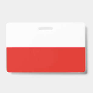 Badge Drapeau de la Pologne