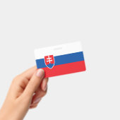 Badge Drapeau de la Slovaquie (Manuel / portable)