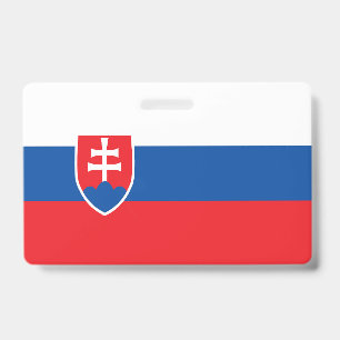 Badge Drapeau de la Slovaquie
