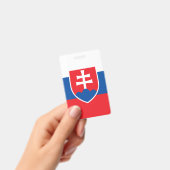Badge Drapeau de la Slovaquie (Manuel / portable)