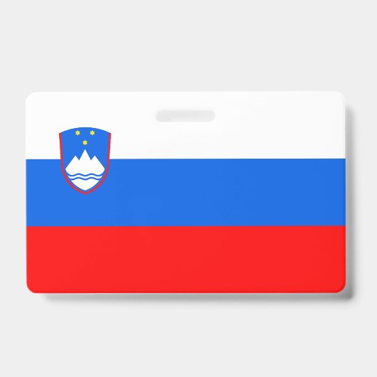Badge Drapeau de la Slovénie (Avant)