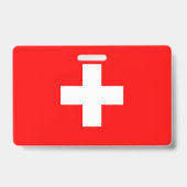Badge Drapeau de la Suisse (Arrière)