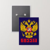 Badge Drapeau de l'aigle impérial russe (Recto/Verso)