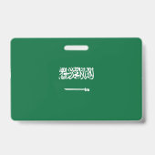Badge Drapeau de l'Arabie saoudite (Arrière)