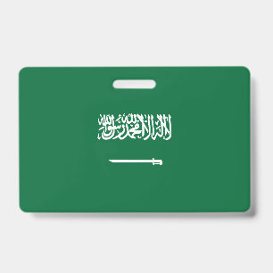 Badge Drapeau de l'Arabie saoudite