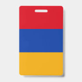 Badge Drapeau de l'Arménie (Arrière)