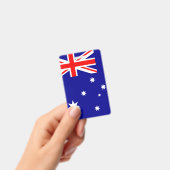 Badge Drapeau de l'Australie (Manuel / portable)