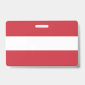Badge Drapeau de l'Autriche (Arrière)