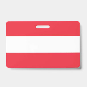 Badge Drapeau de l'Autriche