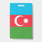 Badge Drapeau de l'Azerbaïdjan (Arrière)