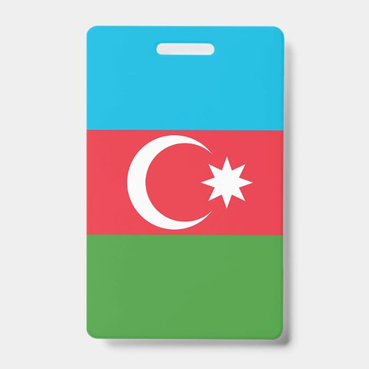 Badge Drapeau de l'Azerbaïdjan (Avant)
