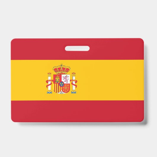 Badge Drapeau de l'Espagne (Avant)