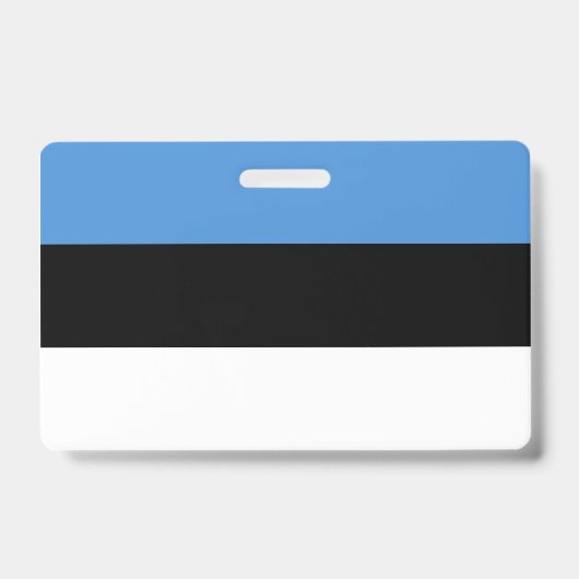 Badge Drapeau de l'Estonie (Avant)