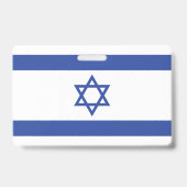 Badge Drapeau de l'État d'Israël Étoile de David Judaïsm (Arrière)