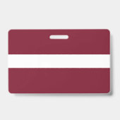 Badge Drapeau de Lettonie (Dos)