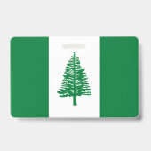 Badge Drapeau de l'île Norfolk (Arrière)