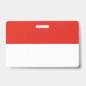 Badge Drapeau de l'Indonésie (Arrière)