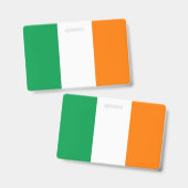 Badge Drapeau de l'Irlande (Avant & arrière)