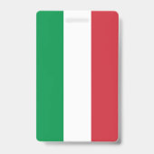 Badge Drapeau de l'Italie (Arrière)
