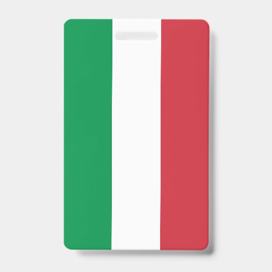 Badge Drapeau de l'Italie (Avant)