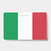 Badge Drapeau de l'Italie (Arrière)