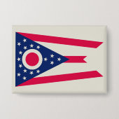Badge Drapeau de l'Ohio : la bannière Buckeye State (Recto)