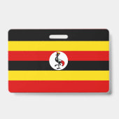 Badge Drapeau de l'Ouganda (Arrière)