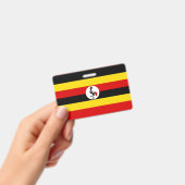 Badge Drapeau de l'Ouganda (Manuel / portable)