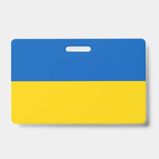 Badge Drapeau de l'Ukraine (Avant)