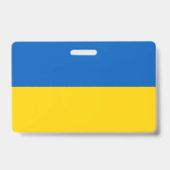Badge Drapeau de l'Ukraine (Dos)