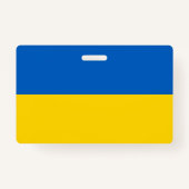 Badge Drapeau de l'Ukraine (Dos)