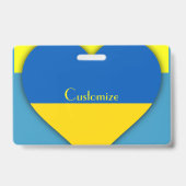 Badge Drapeau de l'Ukraine Bleu Jaune Thunder_Cove (Arrière)
