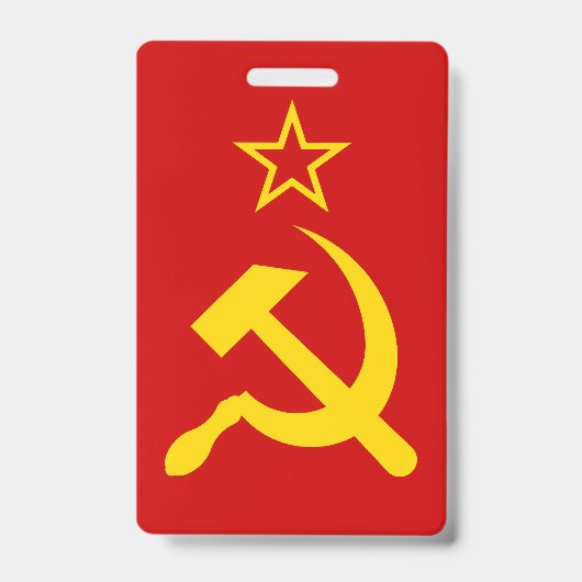 Badge Drapeau de l'URSS - Drapeau de l'Union soviétique (Avant)