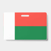 Badge Drapeau de Madagascar (Arrière)