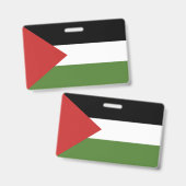 Badge Drapeau de Palestine (Avant & arrière)
