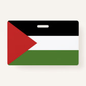Badge Drapeau de Palestine (Dos)