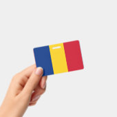 Badge Drapeau de Roumanie (Manuel / portable)