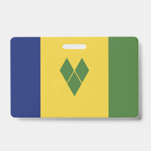 Badge drapeau de Saint-Vincent-et-les-Grenadines
