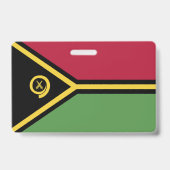 Badge Drapeau de Vanuatu (Arrière)