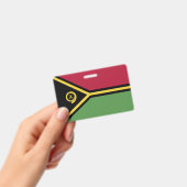 Badge Drapeau de Vanuatu (Manuel / portable)