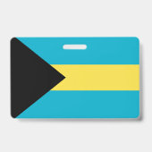 Badge Drapeau des Bahamas (Arrière)