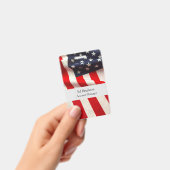 Badge Drapeau des États-Unis en gros plan (Manuel / portable)
