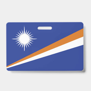 Badge Drapeau des Îles Marshall