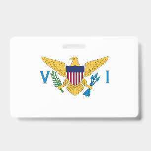 Badge Drapeau des îles Vierges américaines