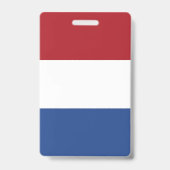 Badge Drapeau des Pays-Bas (Arrière)