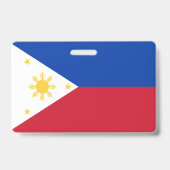 Badge drapeau des Philippines (Dos)