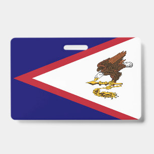 Badge Drapeau des Samoa américaines