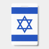 Badge Drapeau d'Israël (Arrière)